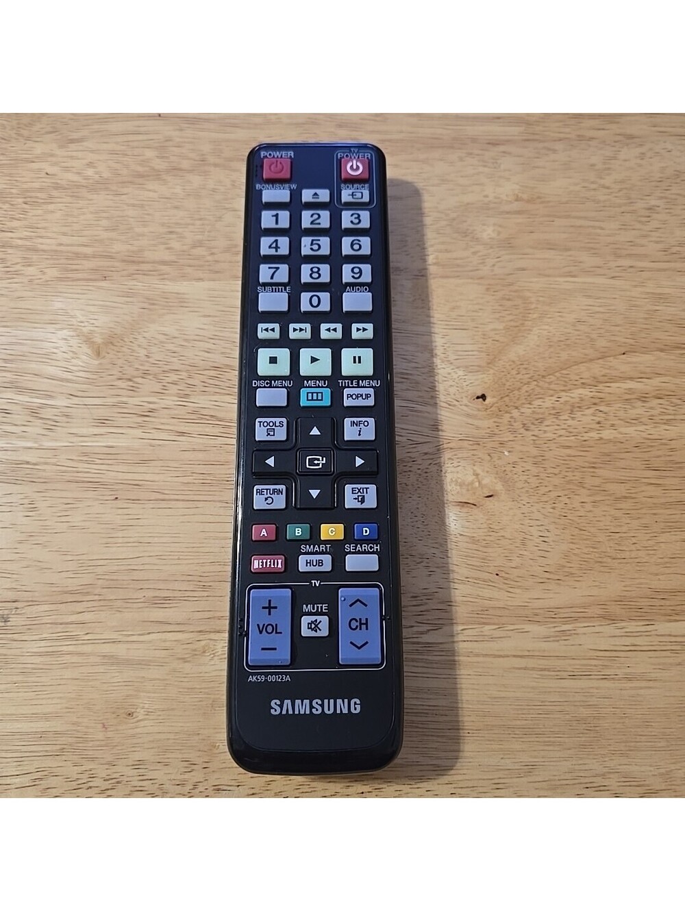 Genuine Samsung AK59-00123A Blu-Ray Player Remote Control OEM Original Preowned